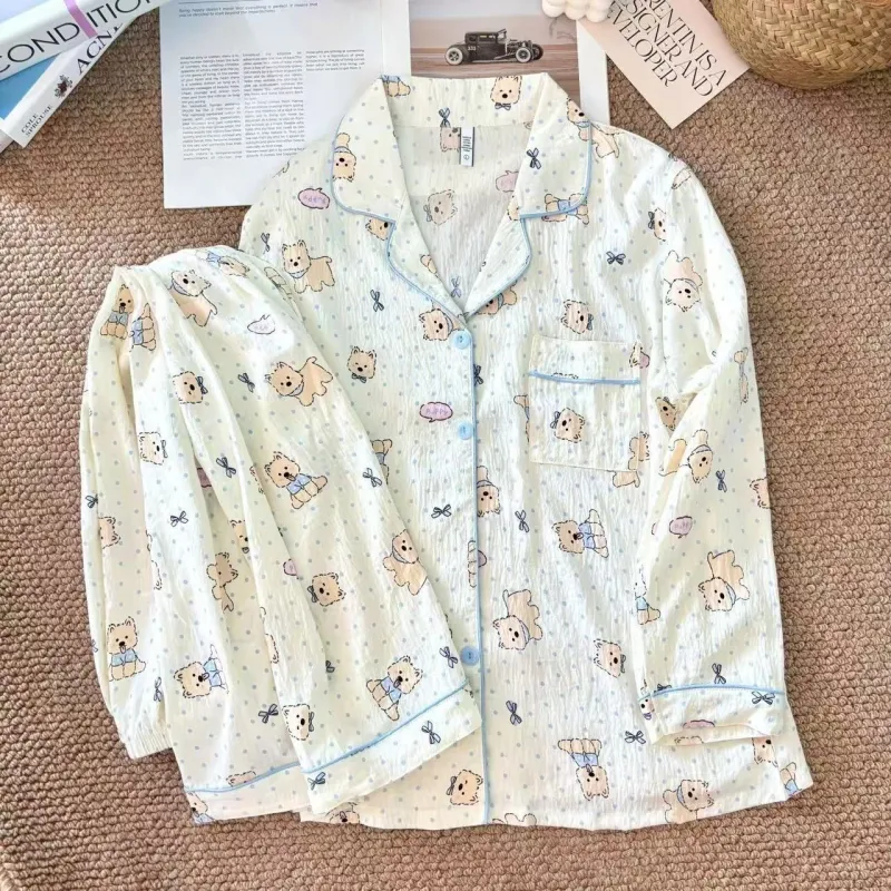 O'MESIK Pajama Set Women's Apricot-5