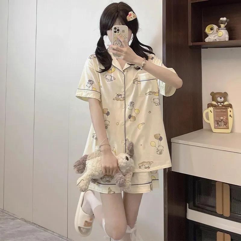 O'MESIK Pajama Set Women's Custard-2