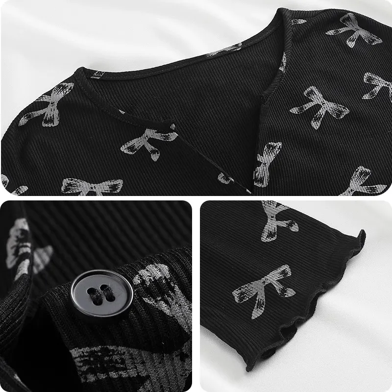 O'MESIK Pajama Set Women's Black-2