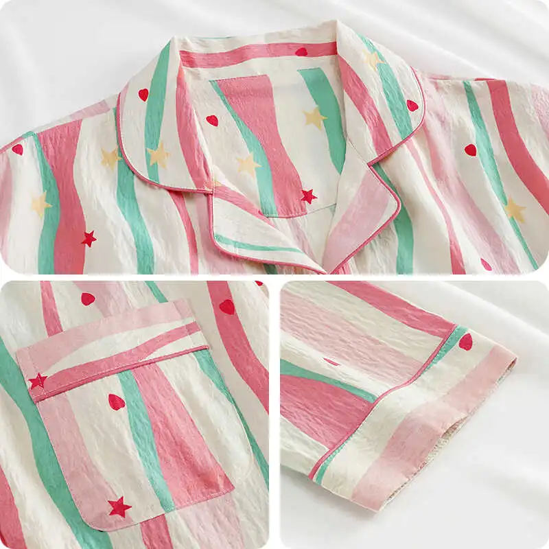 O'MESIK Pajama Set Women's Pink-3