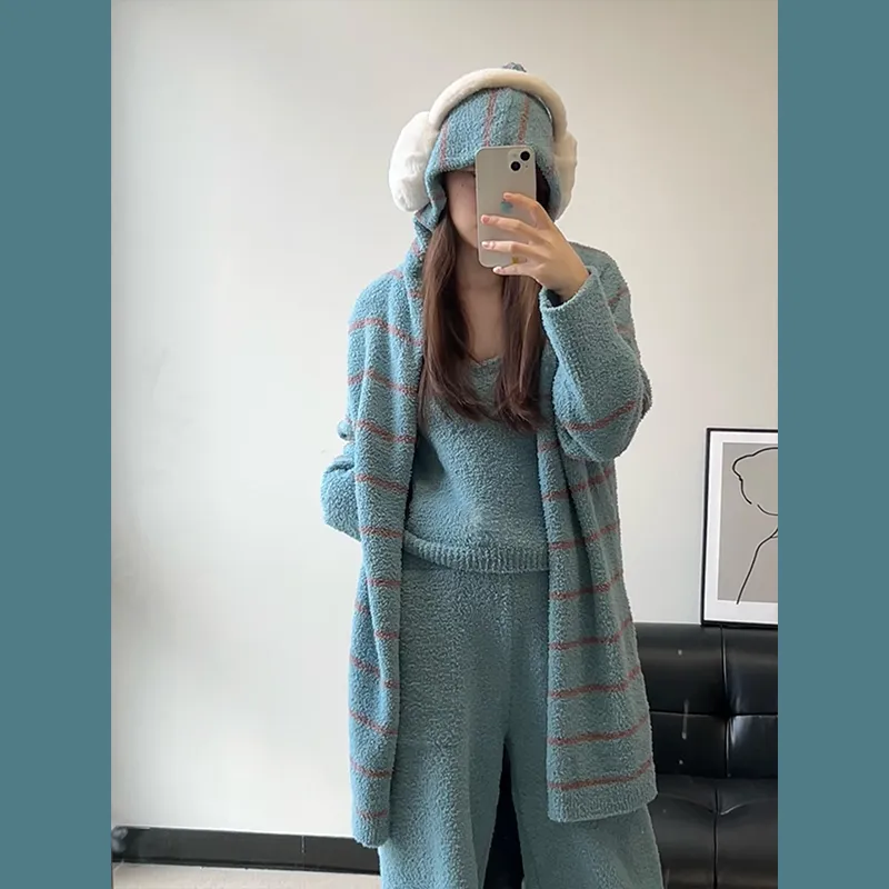 O'MESIK Pajama Set Women's Blue-6