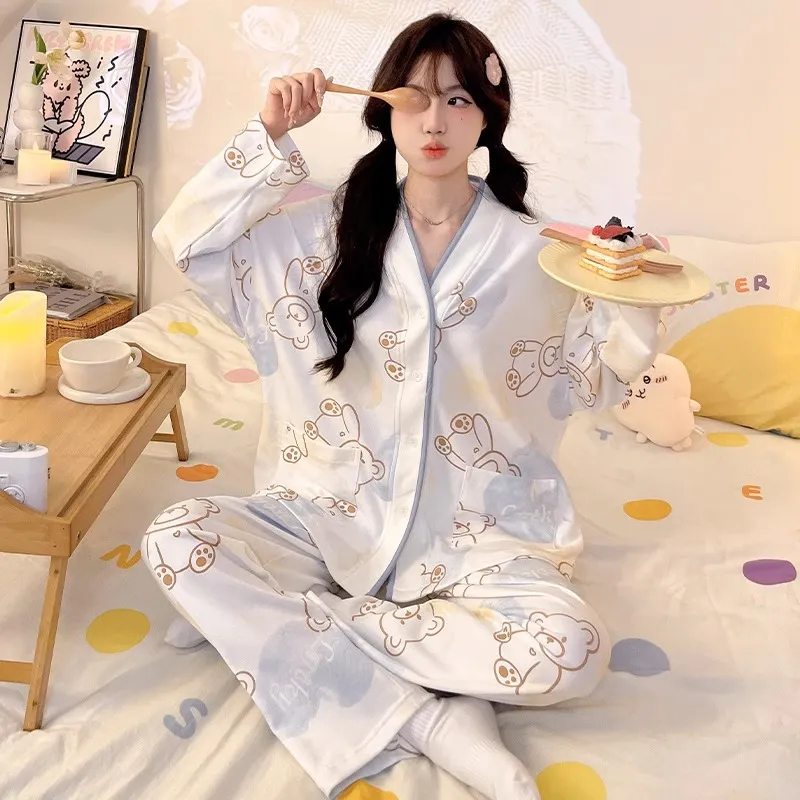 O'MESIK Pajama Set Women's Gift Box Set White-3