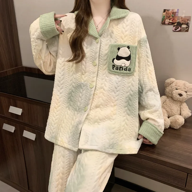 O'MESIK Pajama Set Women's Ivory-2