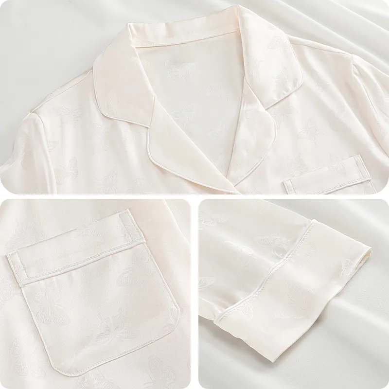O'MESIK Pajama Set Women's Apricot-5