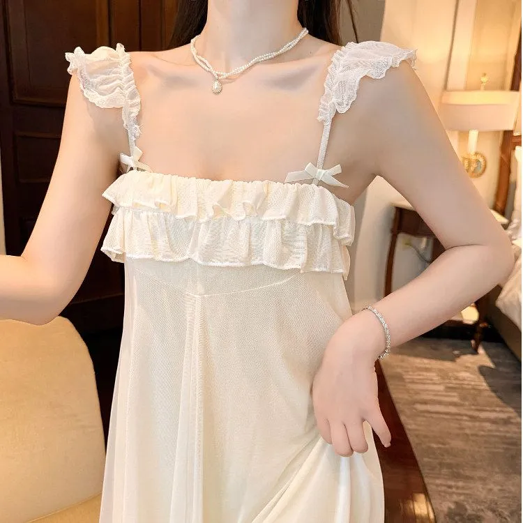 O'MESIK Nightgown Women's Apricot-4