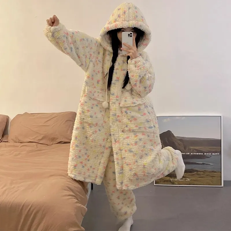 O'MESIK Pajama Set Unisex Apricot-5