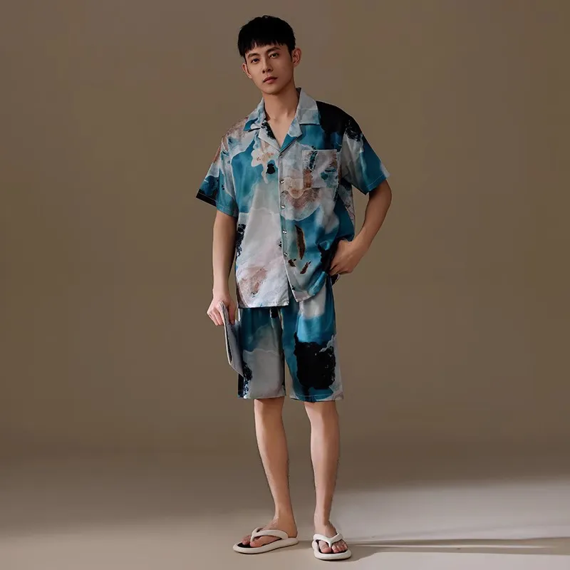 O'MESIK Pajama Set Men's Image Color-5
