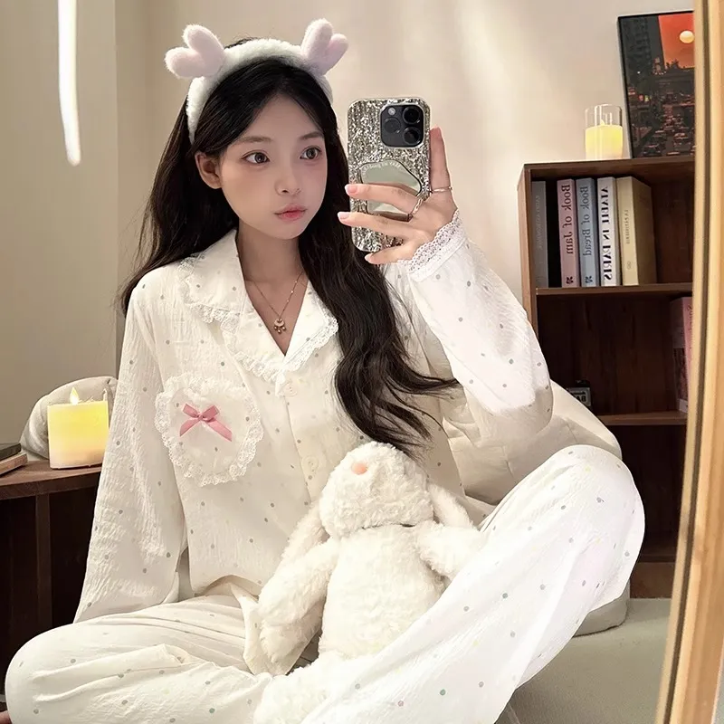 O'MESIK Pajama Set Women's Apricot-2