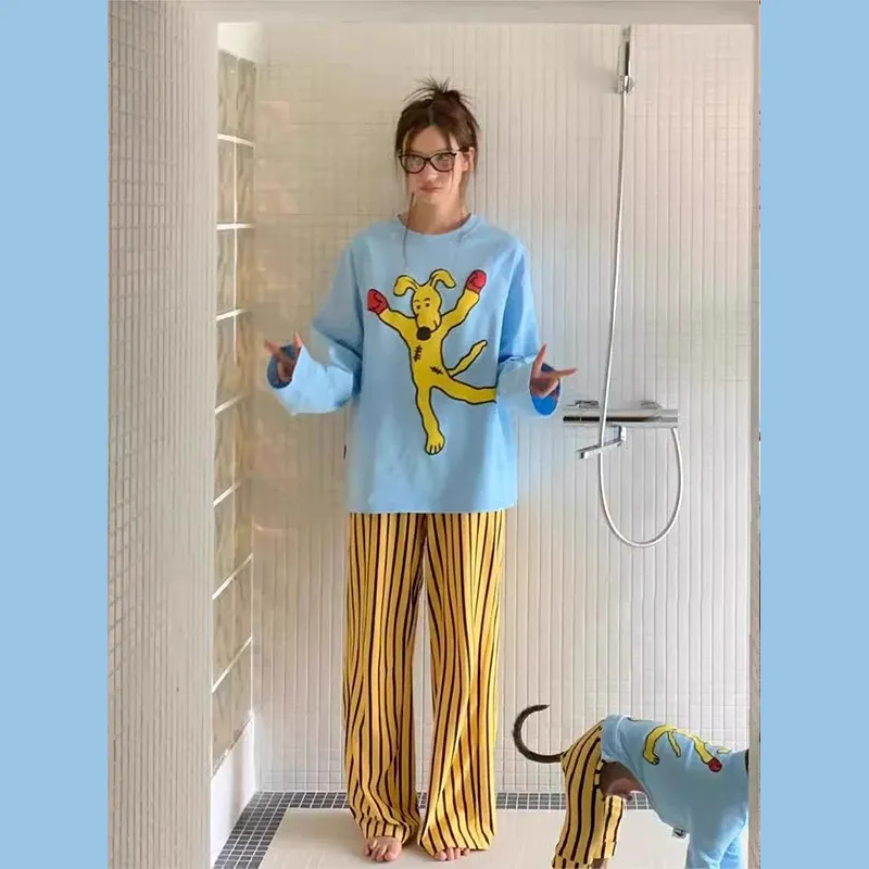 O'MESIK Pajama Set Women's Blue-2