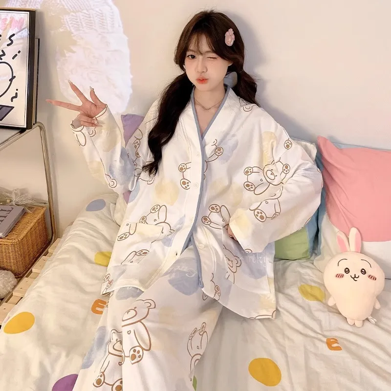 O'MESIK Pajama Set Women's Gift Box Set White-5