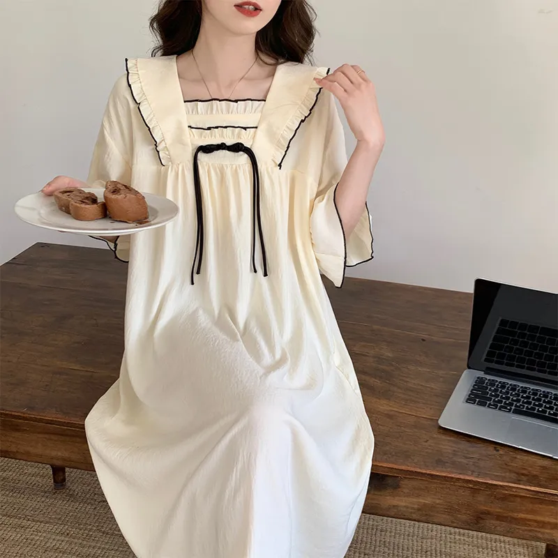 O'MESIK Nightgown Women's Apricot-1