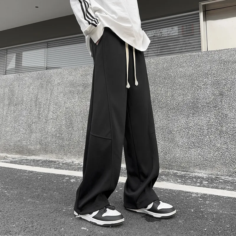 Qnxeey Knitted Sweatpants Unisex-19