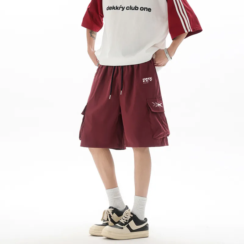 Qnxeey Cargo Shorts Unisex-9