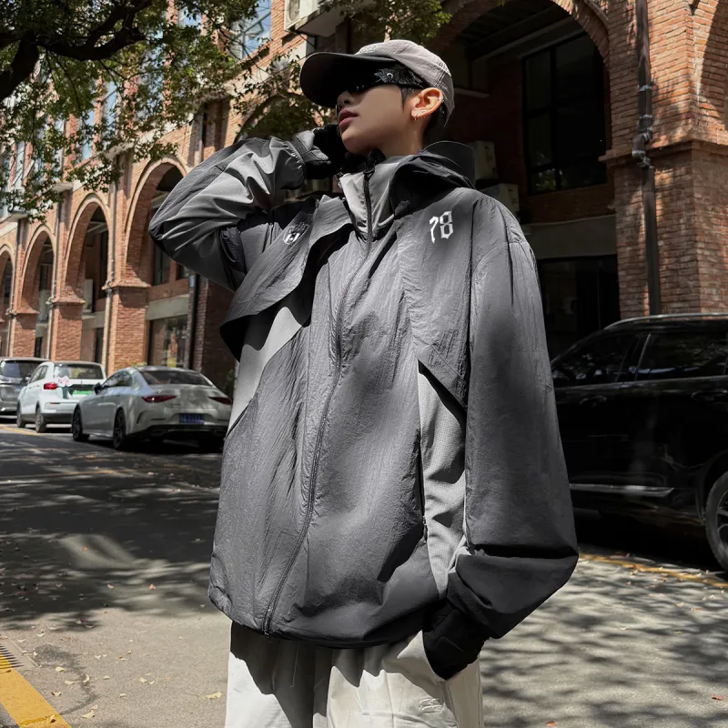 Qnxeey Sun Protection Clothing Unisex-9