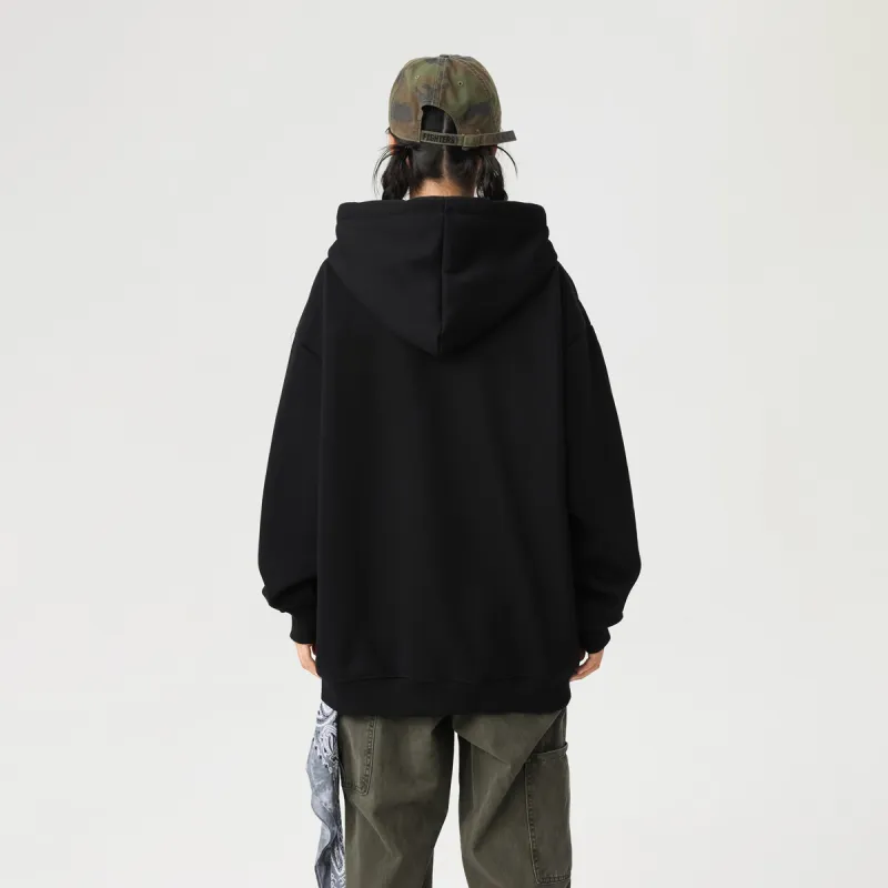 Qnxeey Sweatshirt Unisex Burgundy-2