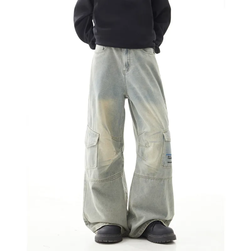 Qnxeey Jeans Unisex-9