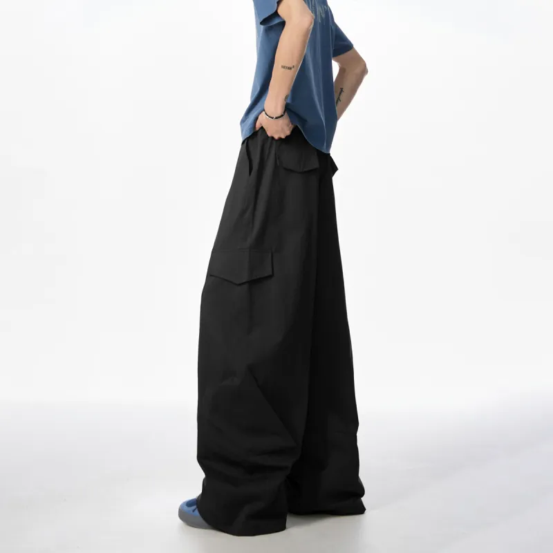 Qnxeey Casual Pants Unisex-11