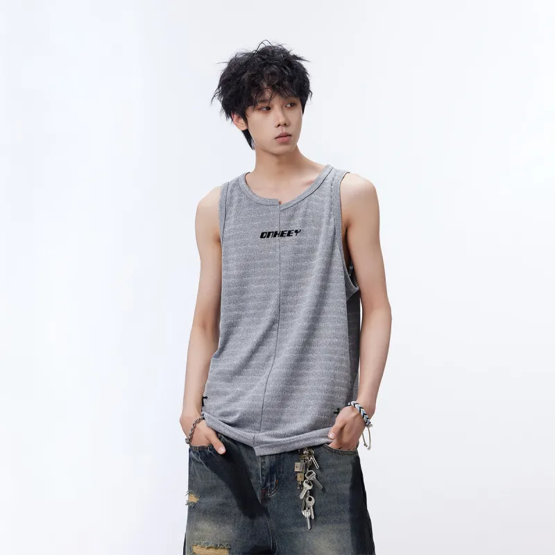 Qnxeey Tank Tops Unisex-14