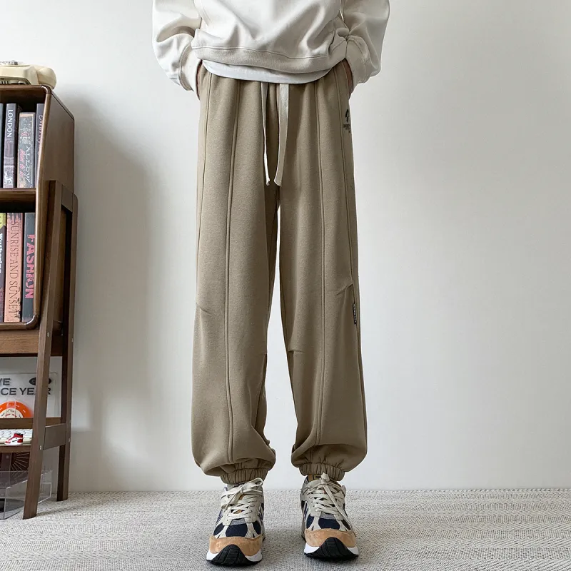 Qnxeey Casual Pants Unisex-13