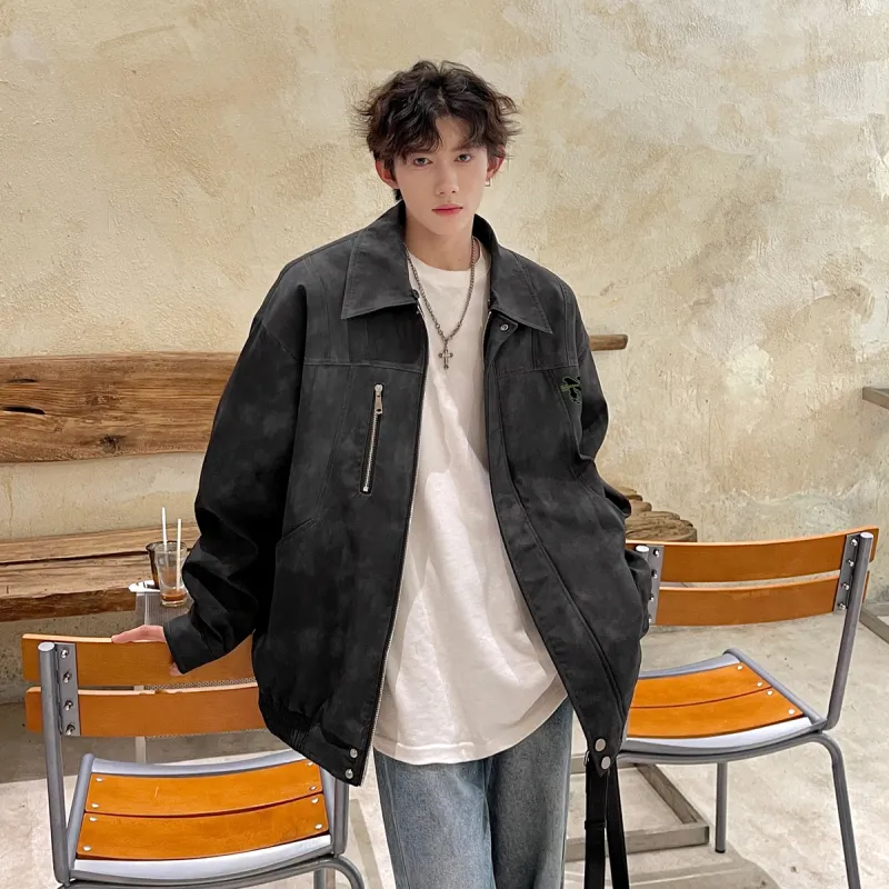 Qnxeey Leather Jackets Unisex-2