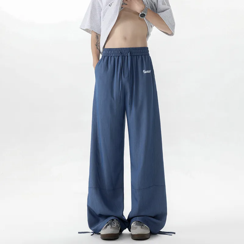 Qnxeey Casual Pants Unisex-10