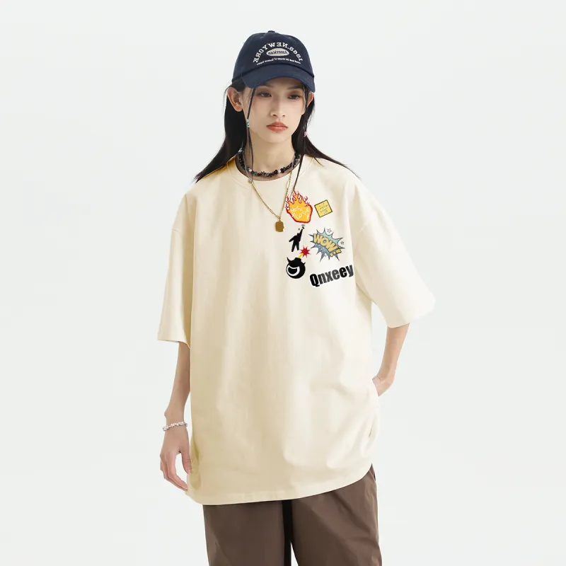 Qnxeey T Shirts Unisex-16