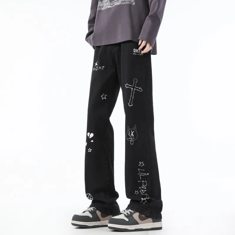 Qnxeey Jeans Unisex-46