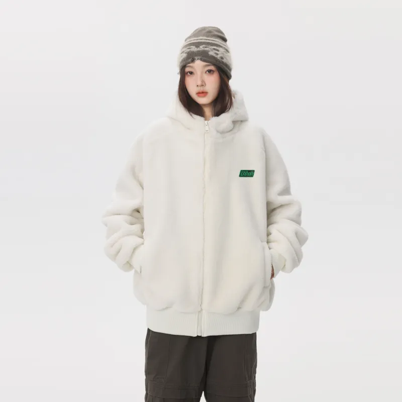 Qnxeey Velvet Jackets Unisex-10