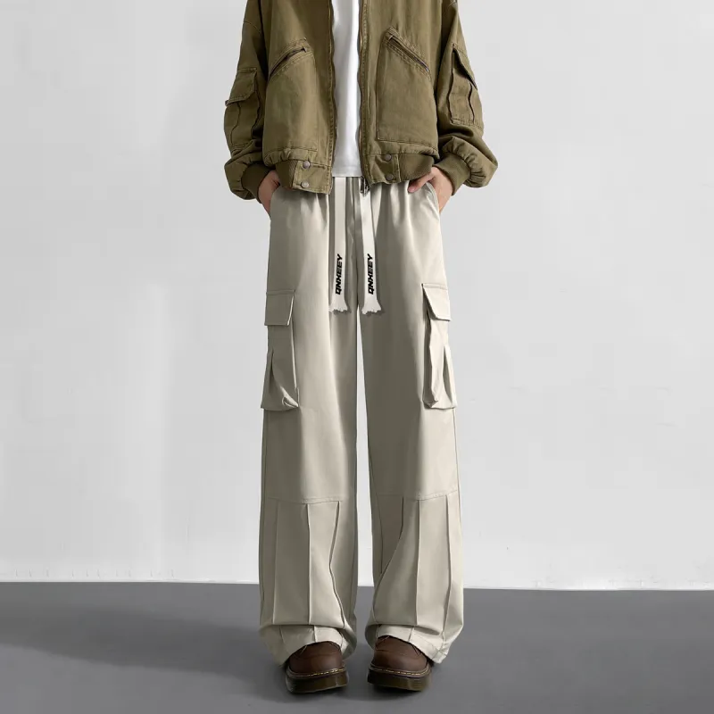 Qnxeey Cargo Pants Unisex-8