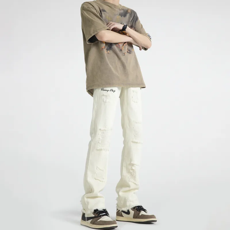 Qnxeey Jeans Unisex-4
