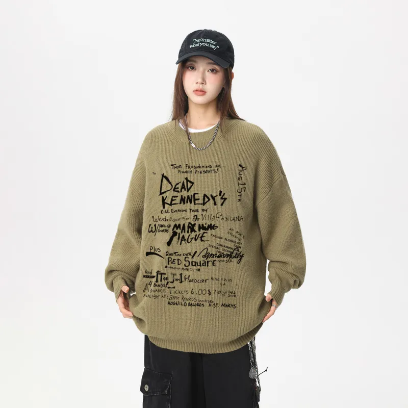 Qnxeey Knitwear Unisex-21