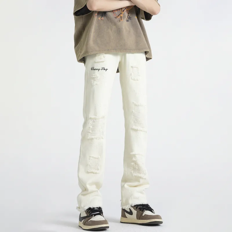 Qnxeey Jeans Unisex-3