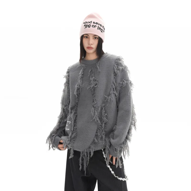 Qnxeey Sweaters Unisex-16