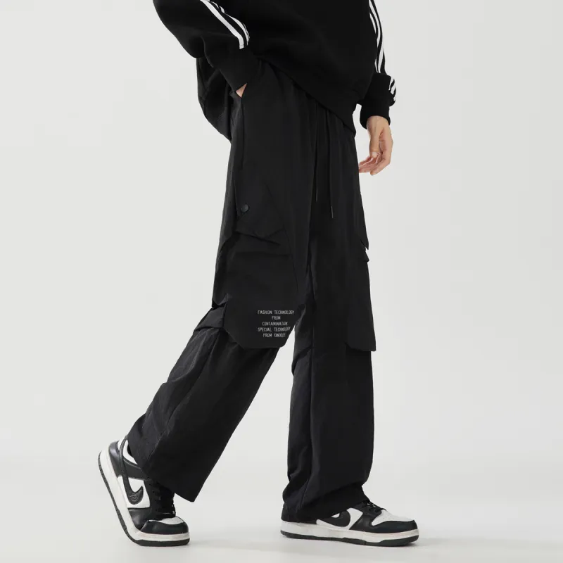 Qnxeey Cargo Pants Unisex-4