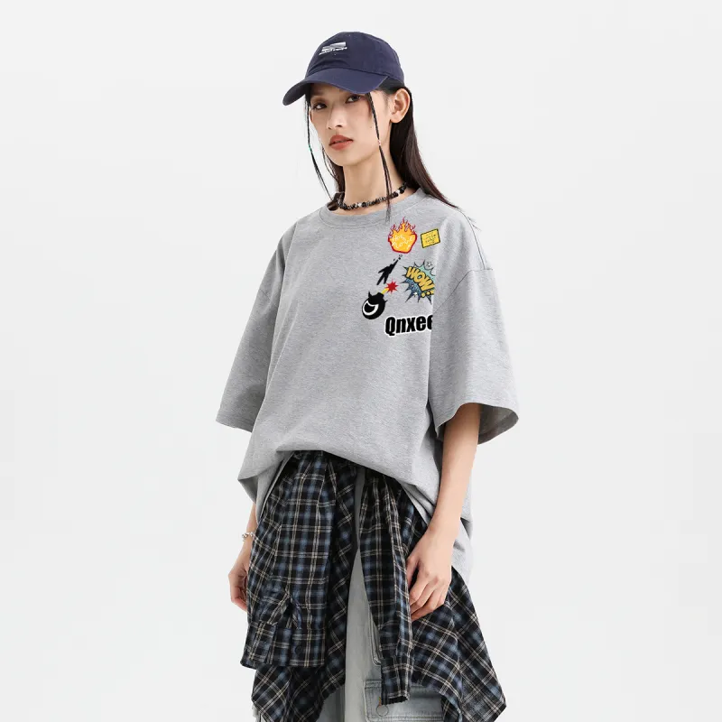 Qnxeey T Shirts Unisex-22
