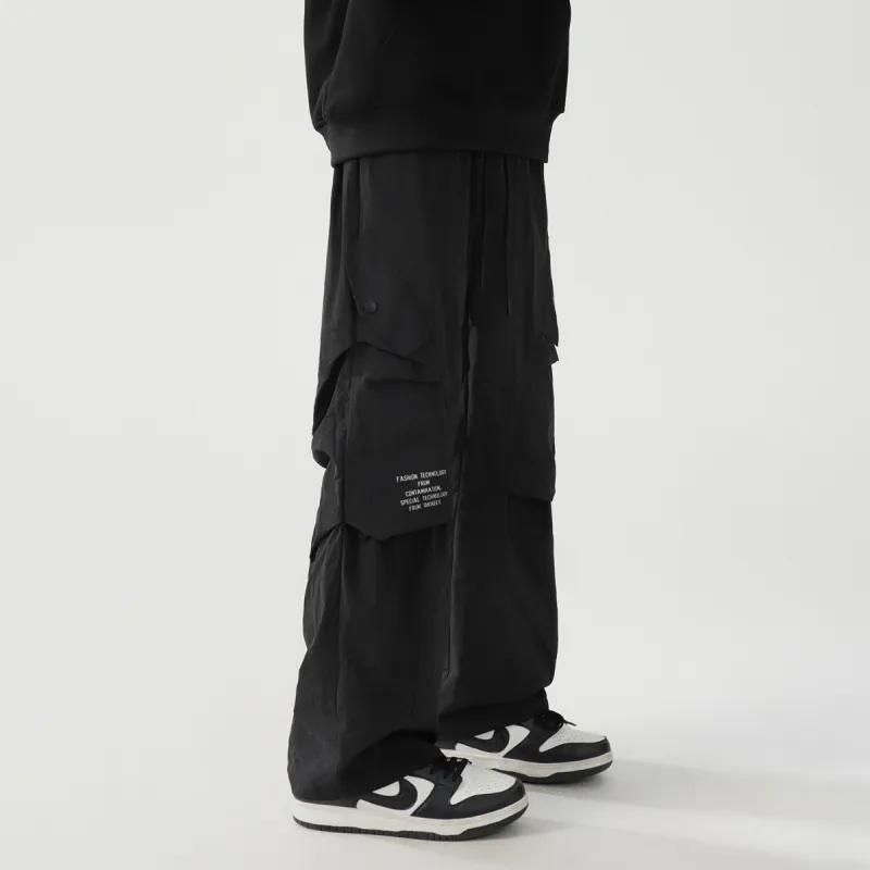 Qnxeey Cargo Pants Unisex-3