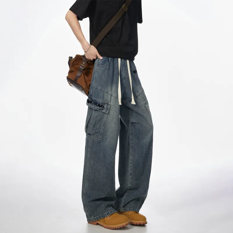 Qnxeey Jeans Unisex-17