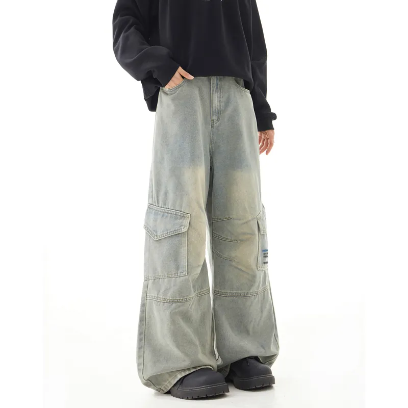 Qnxeey Jeans Unisex-11