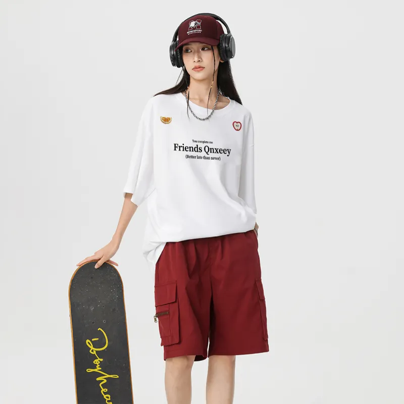 Qnxeey T Shirts Unisex-5