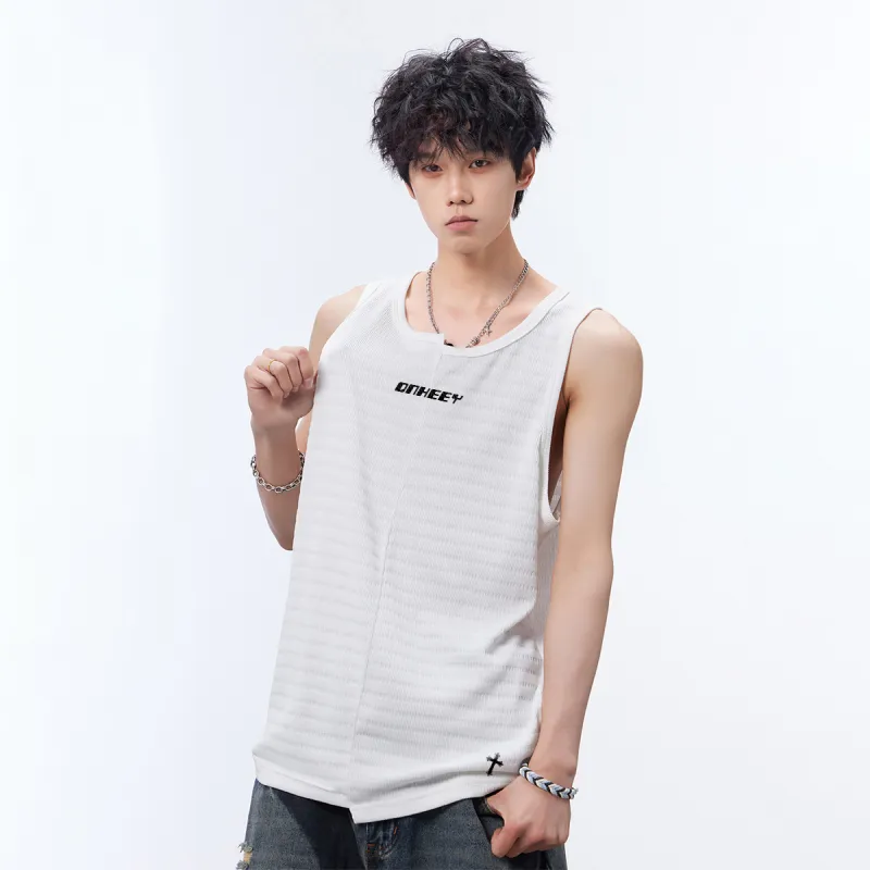 Qnxeey Tank Tops Unisex-10