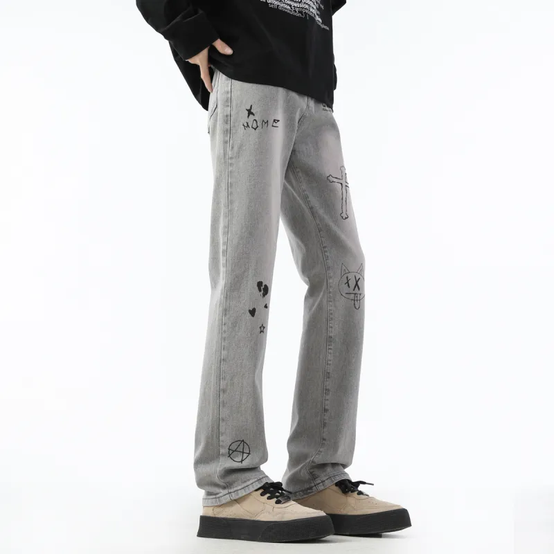 Qnxeey Jeans Unisex-41