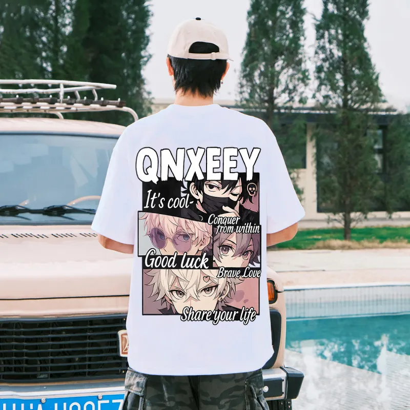 Qnxeey T Shirts Unisex-7