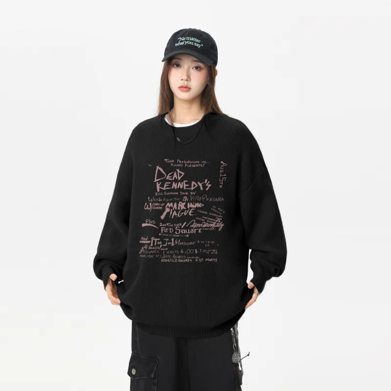 Qnxeey Knitwear Unisex-2