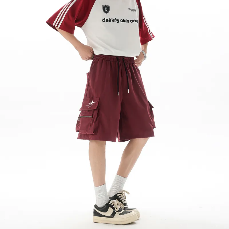 Qnxeey Cargo Shorts Unisex-10