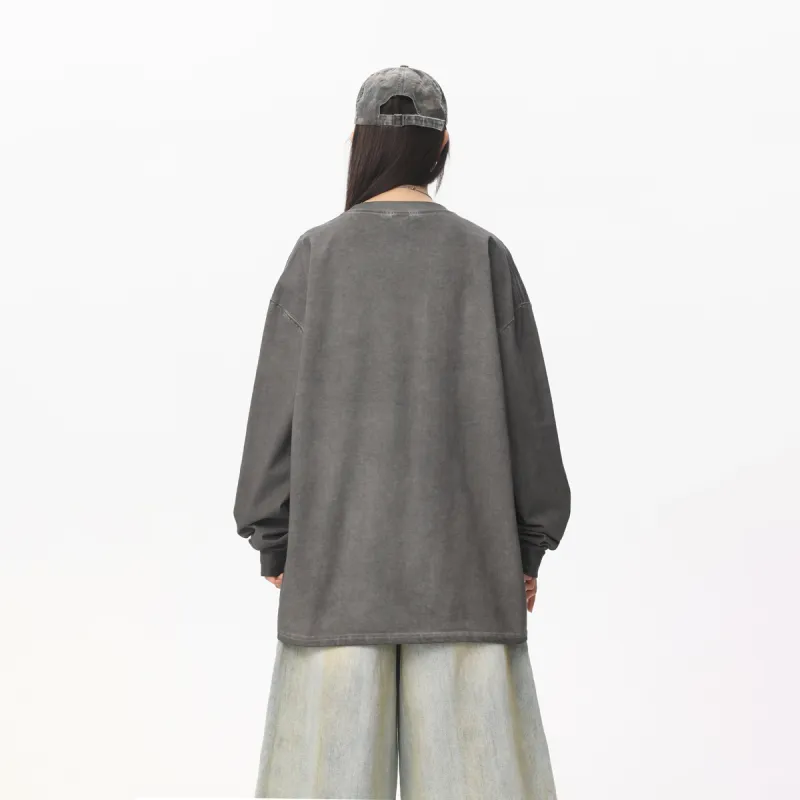 Qnxeey Sweatshirt Unisex Mecha Silver-4