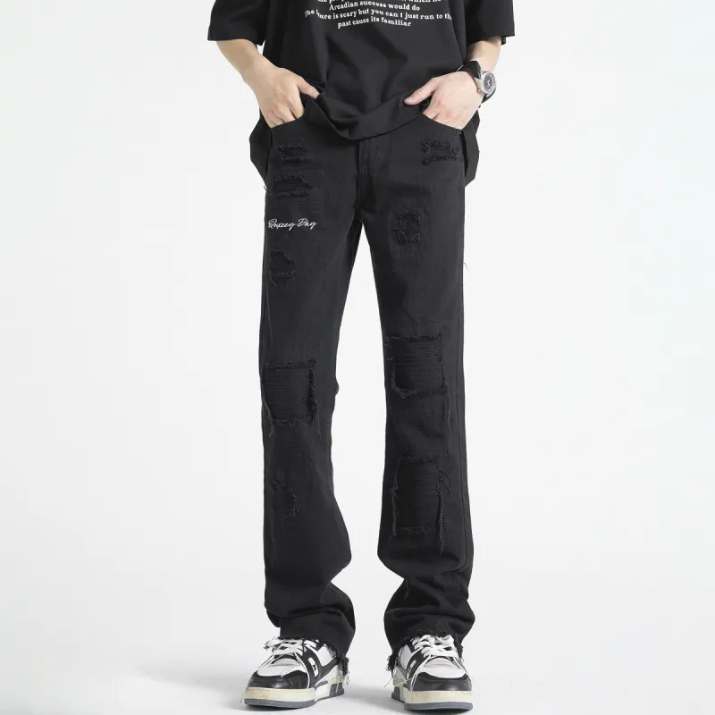 Qnxeey Jeans Unisex-10