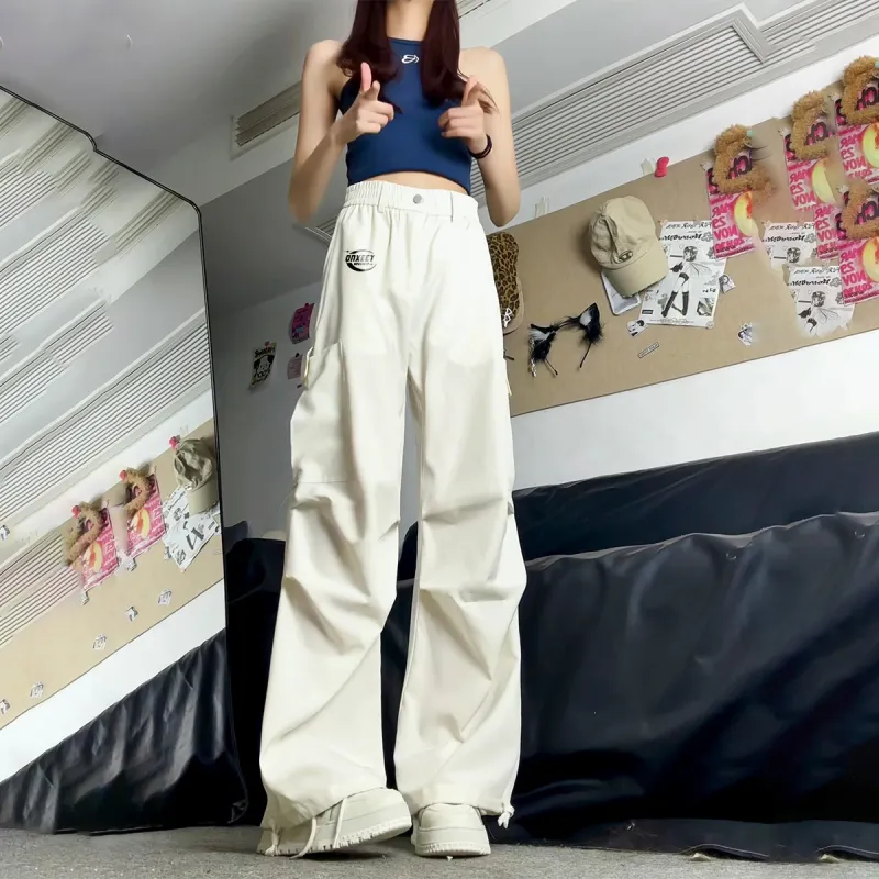 Qnxeey Casual Pants Unisex-8