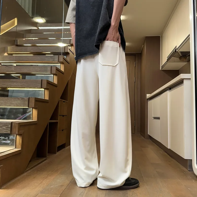 Qnxeey Casual Pants Unisex-7
