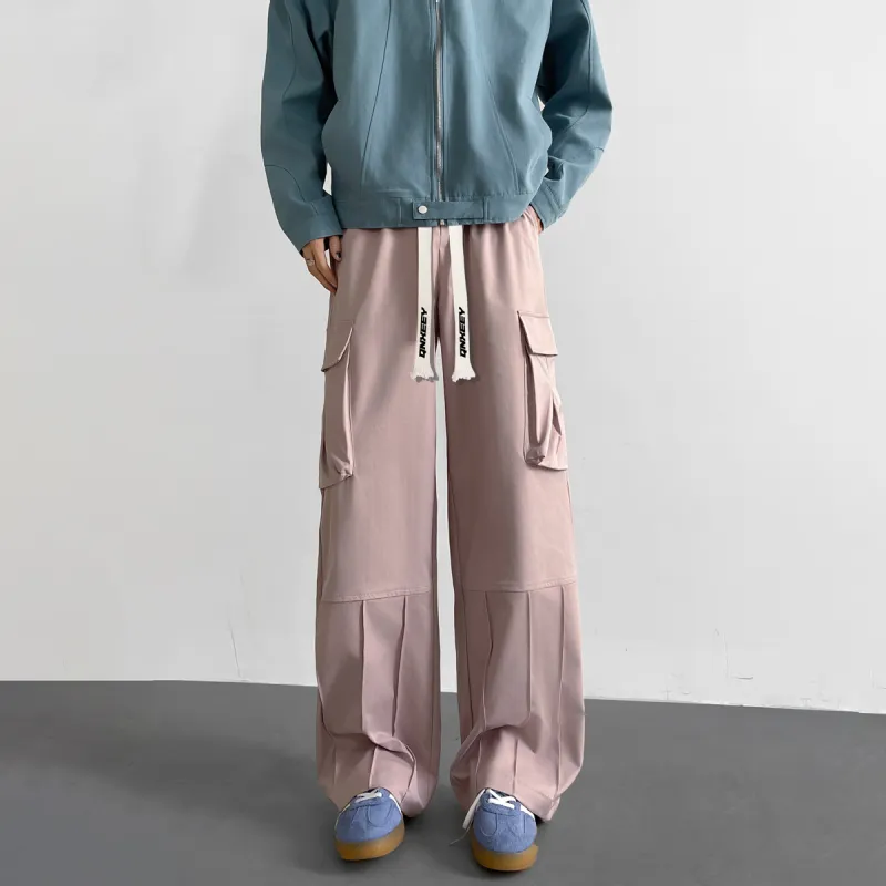 Qnxeey Cargo Pants Unisex-14