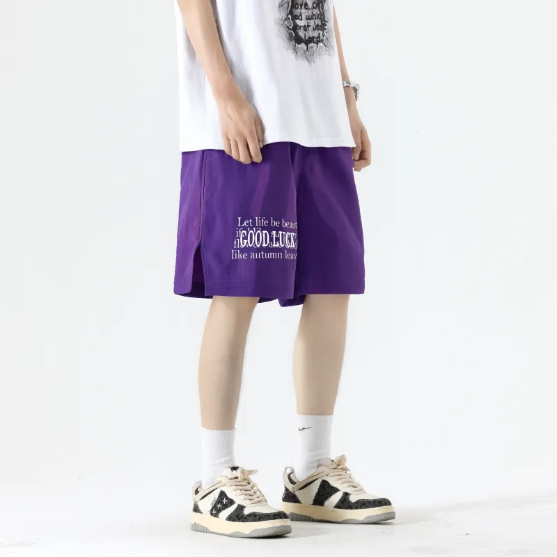 Qnxeey Casual Shorts Unisex-23